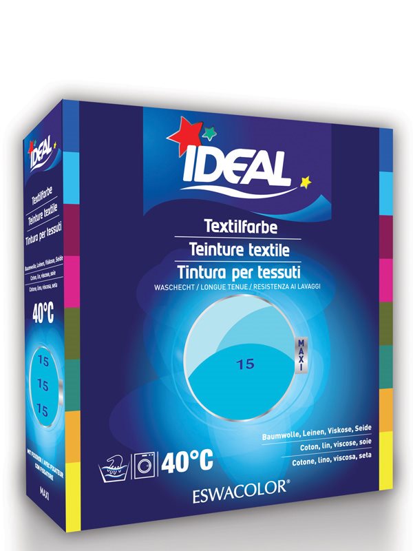IDEAL MAXI coton color no15 turquoise