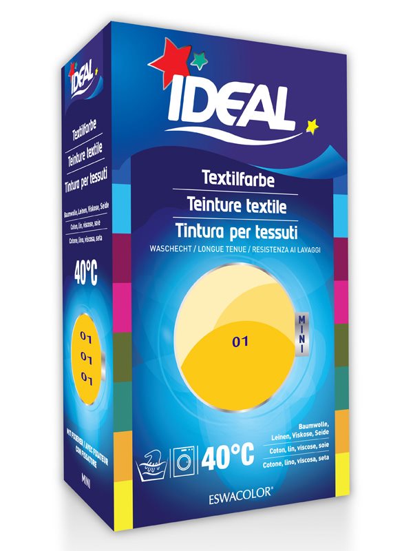 IDEAL MINI coton color no01 jaune