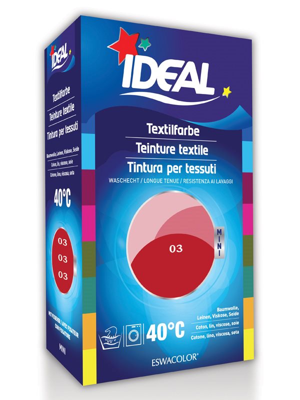 IDEAL MINI coton color no03 vermillon
