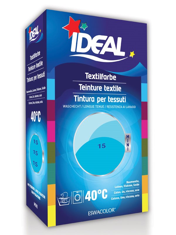 IDEAL MINI coton color no15 turquoise