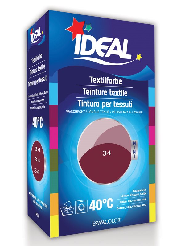IDEAL MINI coton color no34 bordeaux