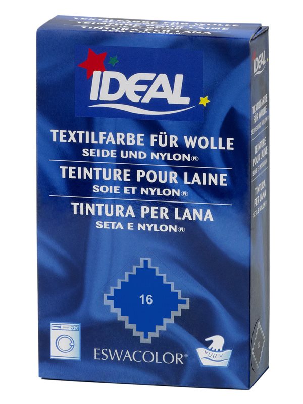 IDEAL laine color pdr no16 bleu franc 30 g