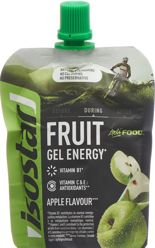 ISOSTAR Actifood conc énergét gel apple 90 g
