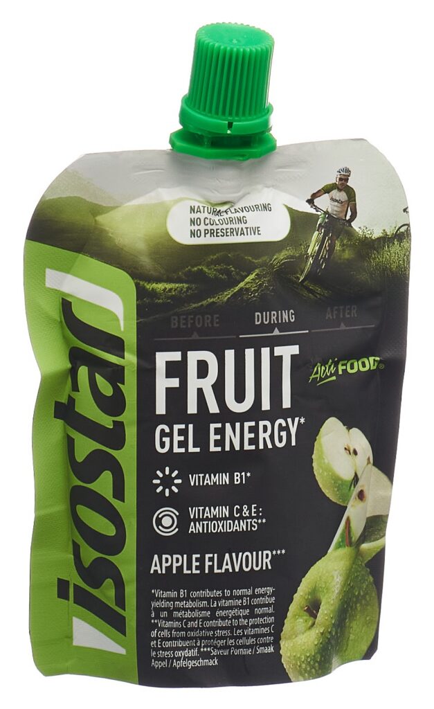 ISOSTAR Actifood conc énergét gel apple 90 g