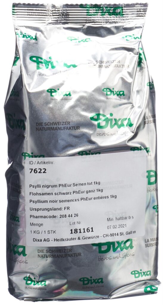 DIXA Psyllium noir semences DIX nettoyées 1 kg