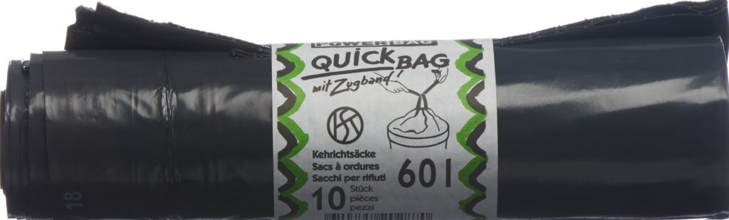 POWERBAG sacs à ordures QuickBag 60lt OKS 10 pce