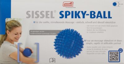 SISSEL Spiky-Ball 10cm bleu 2 pce