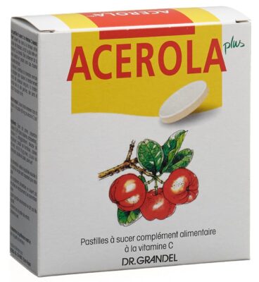 DR. GRANDEL Acerola Plus past à sucer vit C 32 pce