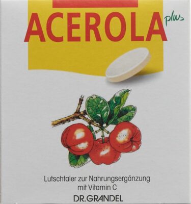 DR. GRANDEL Acerola Plus past à sucer vit C 32 pce