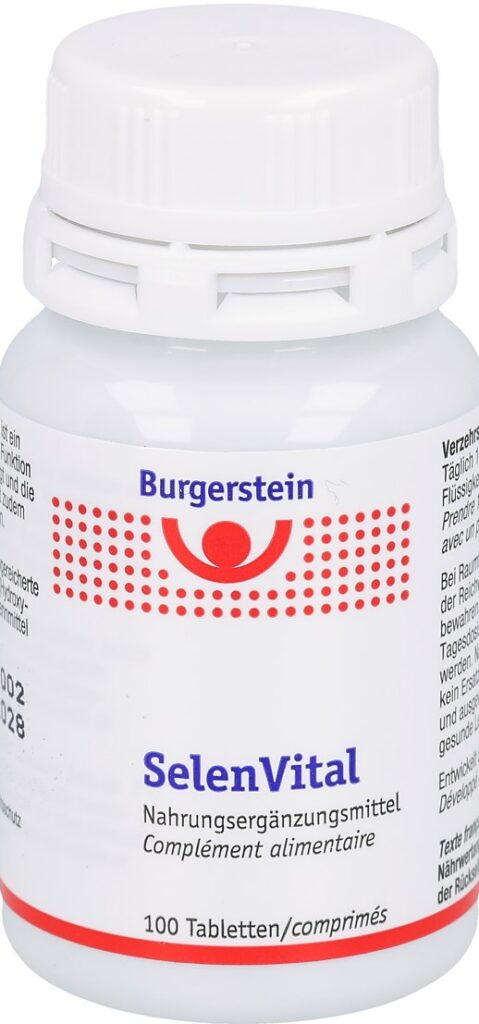 BURGERSTEIN Selenvital cpr 100 pce