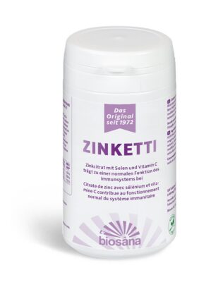 ZINKETTI vitamine c zinc cpr bte 128 pce