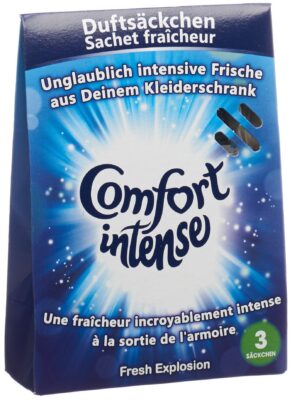 COMFORT intense sachet fraîcheur bleu 3 pce