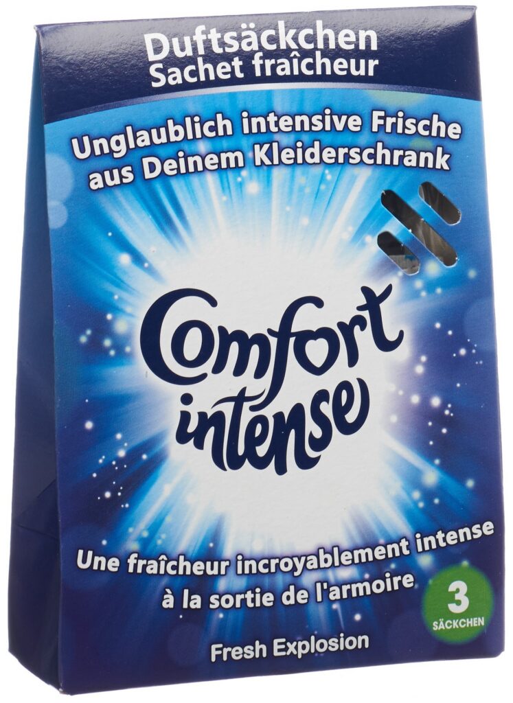 COMFORT intense sachet fraîcheur bleu 3 pce
