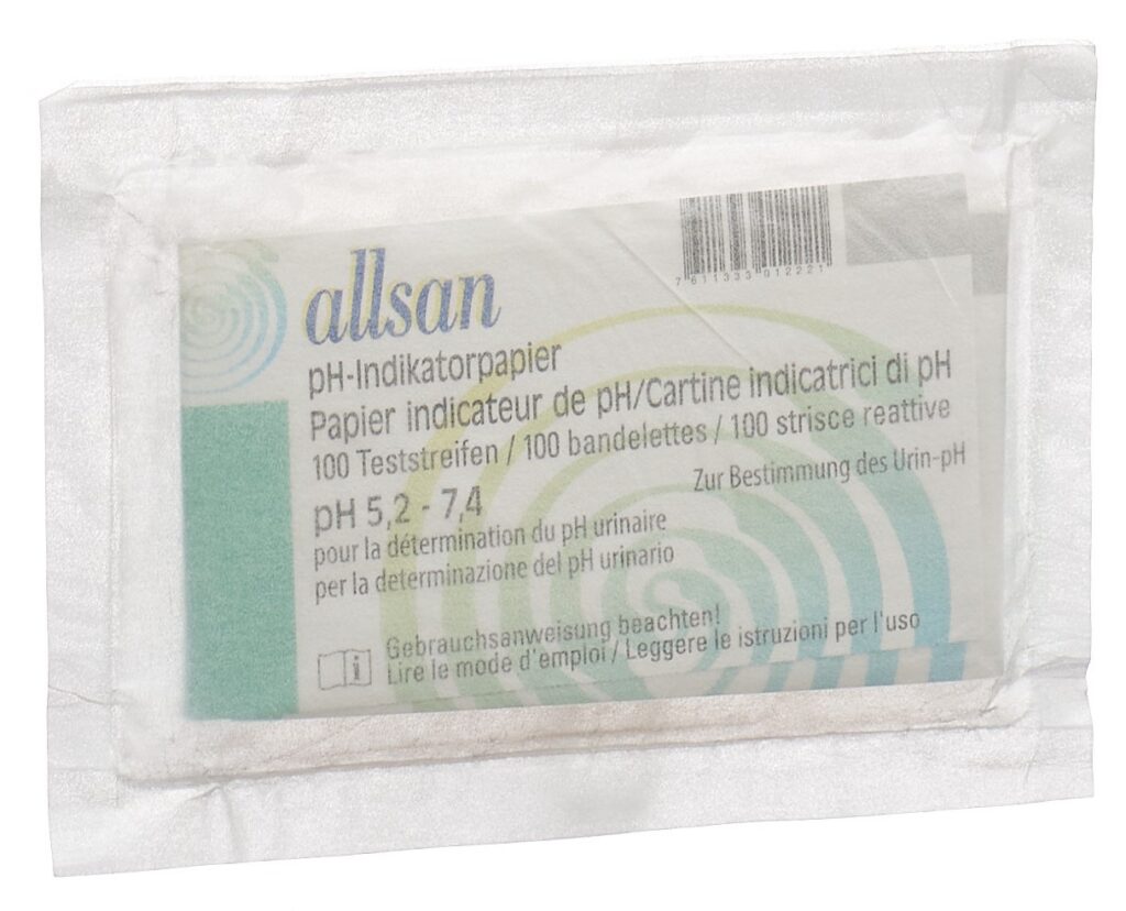 ALLSAN papier indicateur pH 5.2-7.4 100 pce