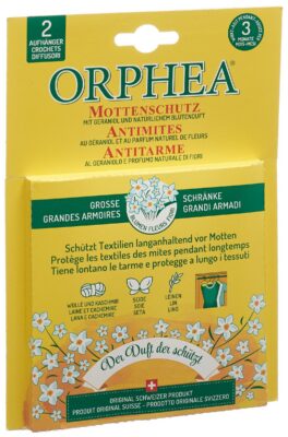 ORPHEA crochets antimite fleurs 2 pce