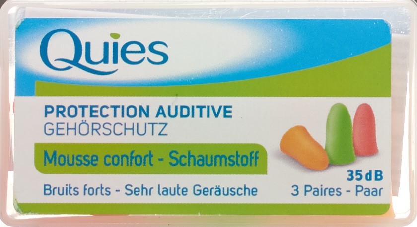 QUIES tampons protect bruit mousse 6 pce