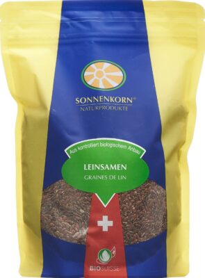 SONNENKORN graines lin bio bourgeon 500 g