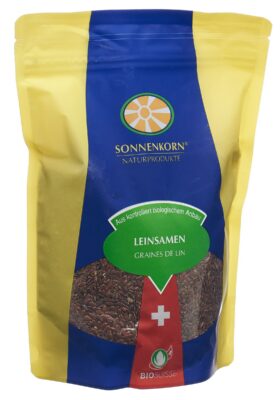SONNENKORN graines lin bio bourgeon 500 g