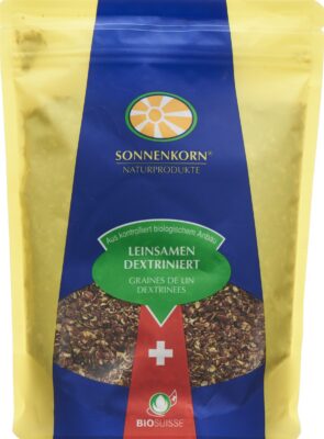SONNENKORN graines lin dextr bio bourgeon 250 g