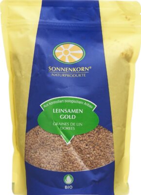 SONNENKORN graines lin dorées bio bourgeon 500 g