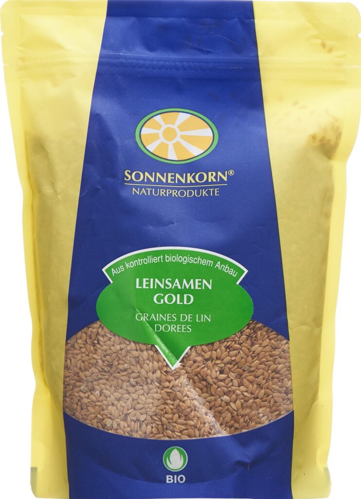 SONNENKORN graines lin dorées bio bourgeon 500 g