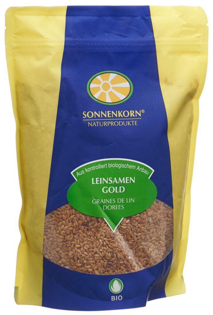 SONNENKORN graines lin dorées bio bourgeon 500 g