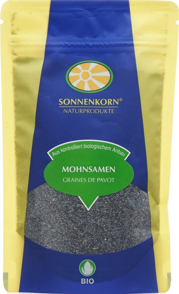 SONNENKORN graines pavot bio 150 g