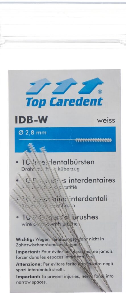 TOP CAREDENT C1 IDB-W brosse interd blanc 10 pce