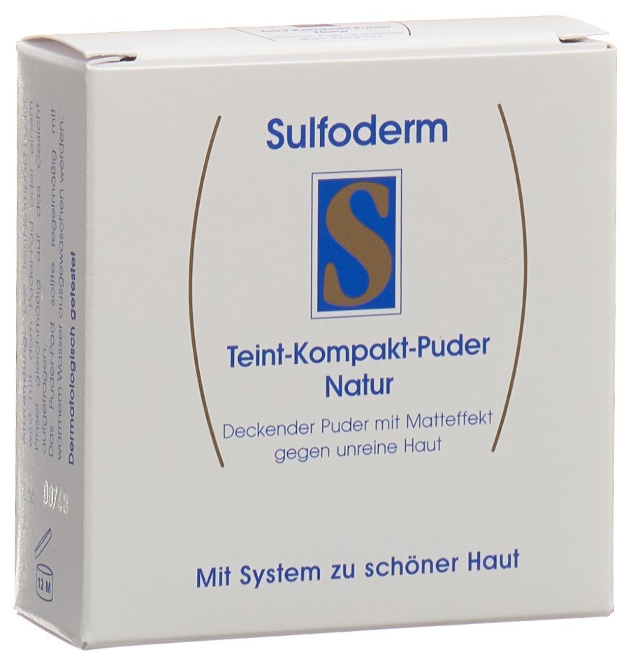 SULFODERM S teint poudre compact bte 10 g