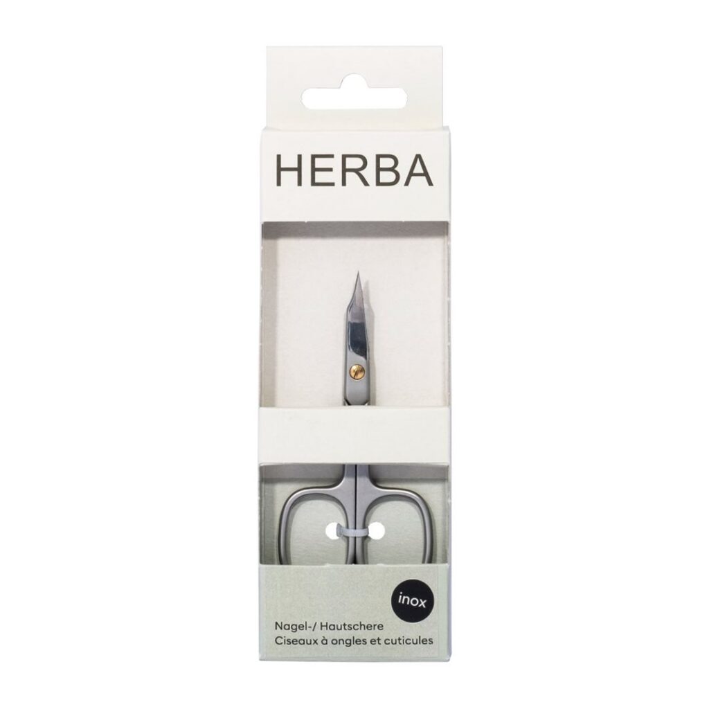 HERBA ciseaux à ongles et cuticules Inox
