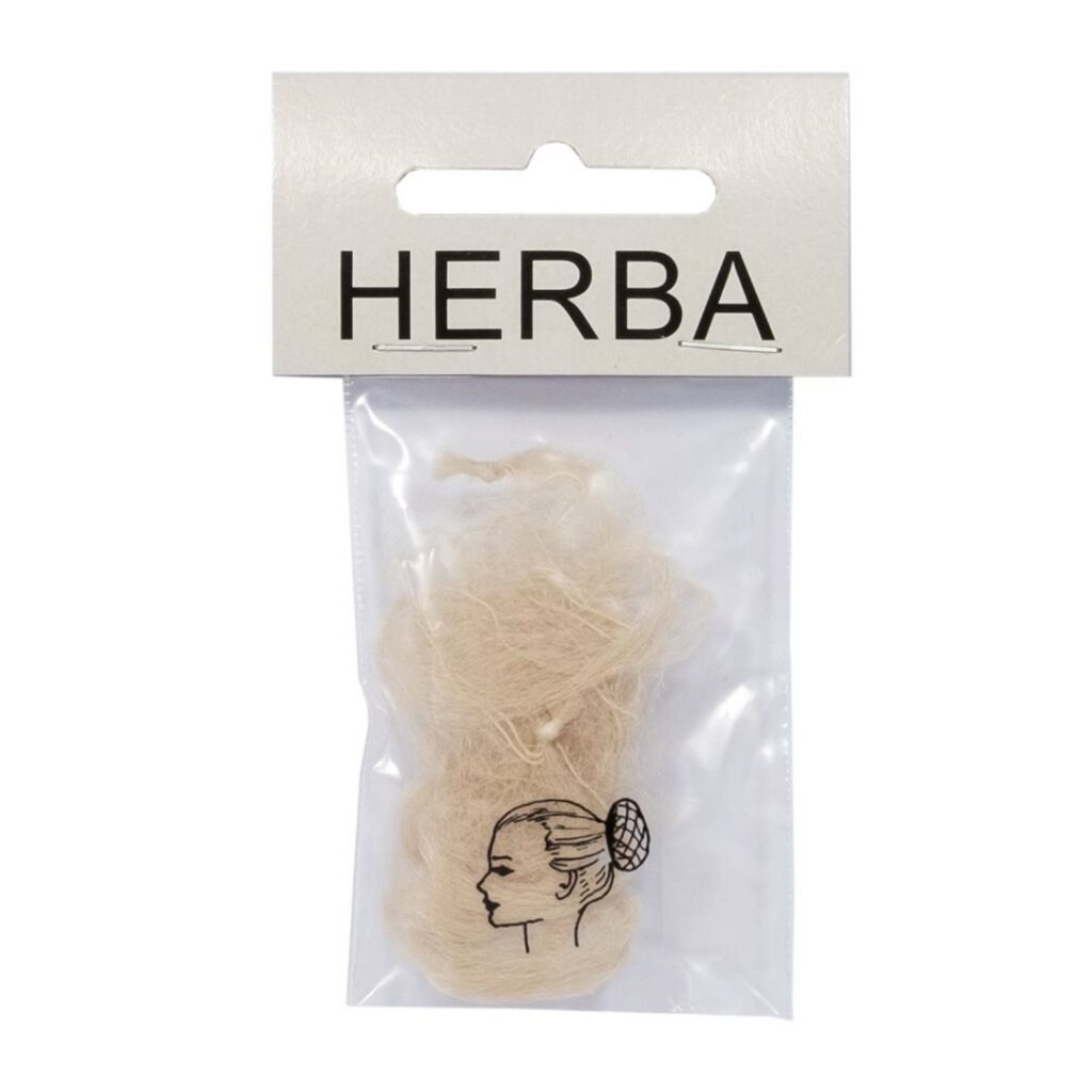HERBA filets chignon blond 3 pce