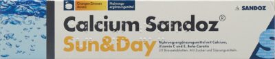 CALCIUM Sandoz Sun & Day cpr eff bte 20 pce