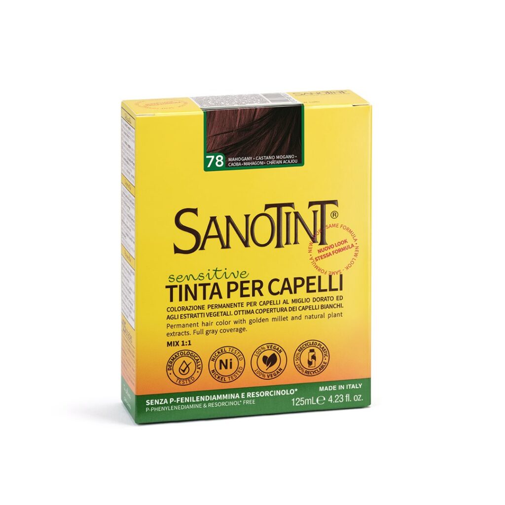 SANOTINT Sensitive teinture 78 châtain acajou