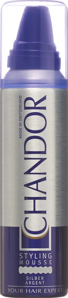 CHANDOR COLOUR styling mousse argent 150 ml