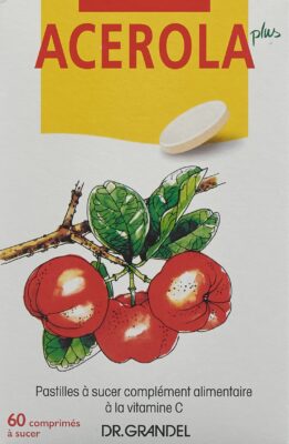 DR. GRANDEL Acerola Plus past à sucer vit C 60 pce