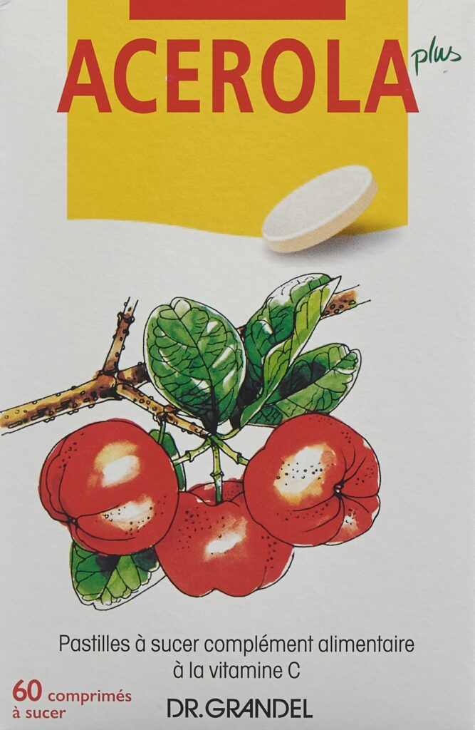 DR. GRANDEL Acerola Plus past à sucer vit C 60 pce