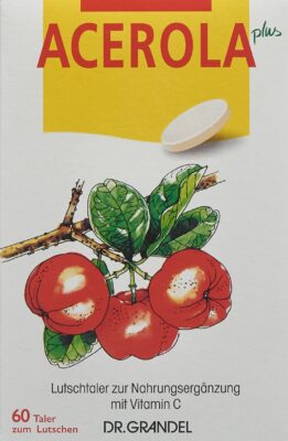 DR. GRANDEL Acerola Plus past à sucer vit C 60 pce