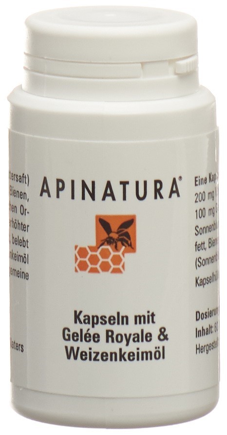 APINATURA gelée royale huile germe blé caps 60 pce