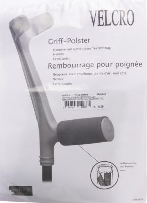 SAHAG rembourr poignée neotex velcro noir 1 paire