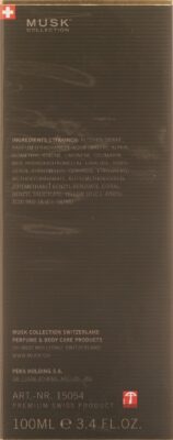 MUSK COLLECTION perfume nat spray fl 100 ml