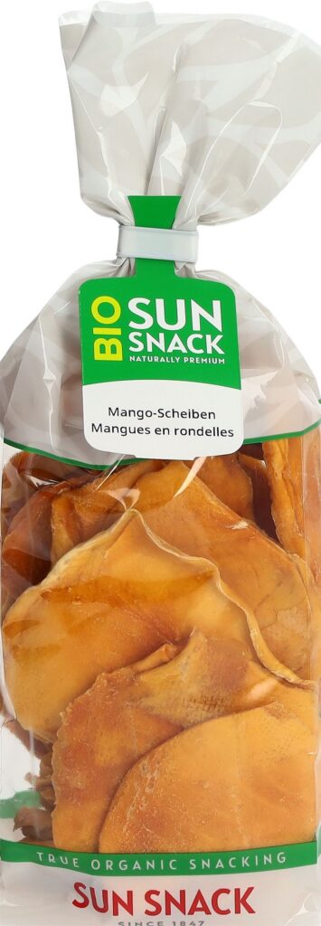 BIO SUN SNACK tranches de mangue bio sach 150 g