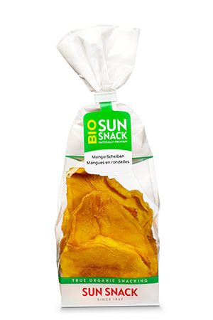 BIO SUN SNACK tranches de mangue bio sach 150 g