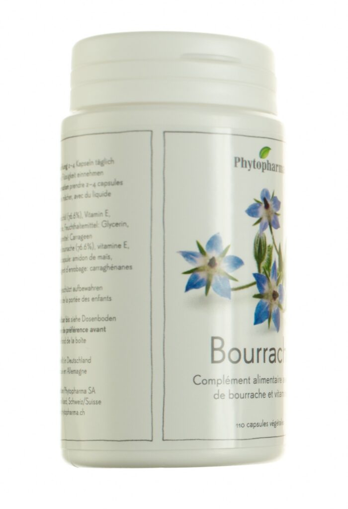 PHYTOPHARMA bourrache caps 500 mg 190 pce