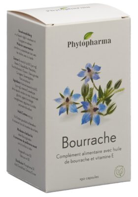 PHYTOPHARMA bourrache caps 500 mg 190 pce