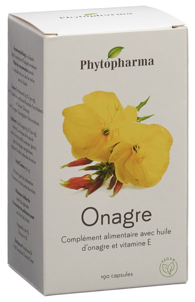 PHYTOPHARMA onagre caps 500 mg 190 pce