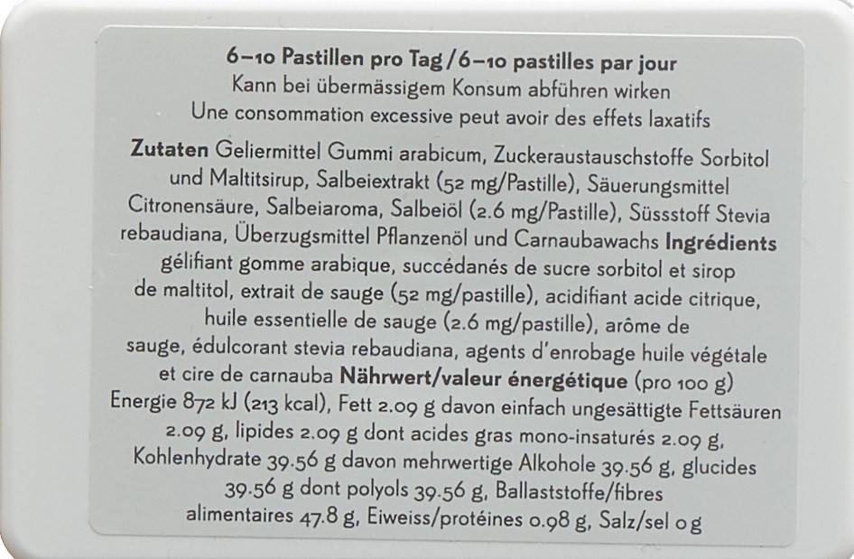 PHYTOPHARMA salvia pastilles 40 pce