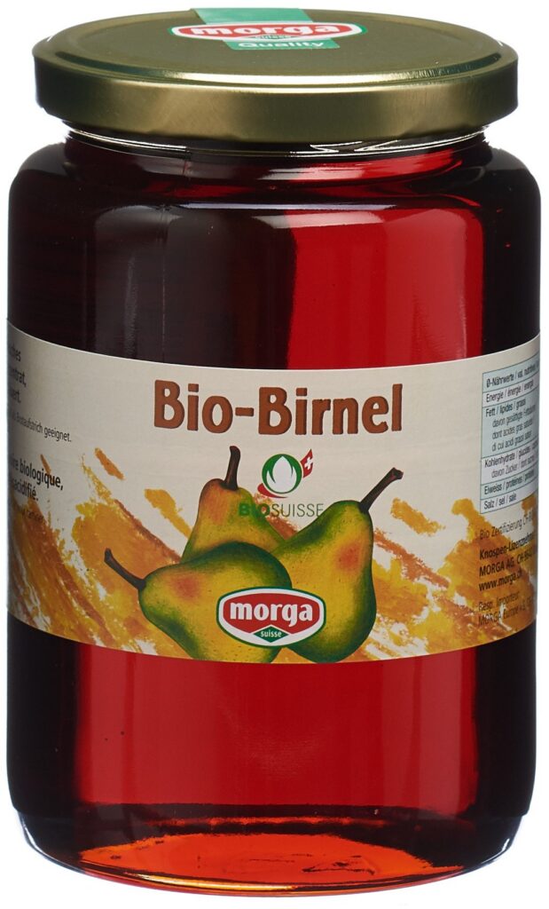 MORGA Birnel concentré de poire bio verre 1 kg
