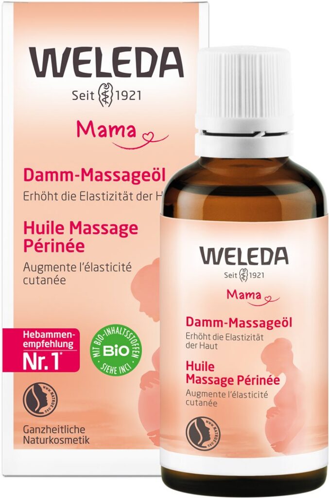 WELEDA MAMA huile massage périnée fl verre 50 ml