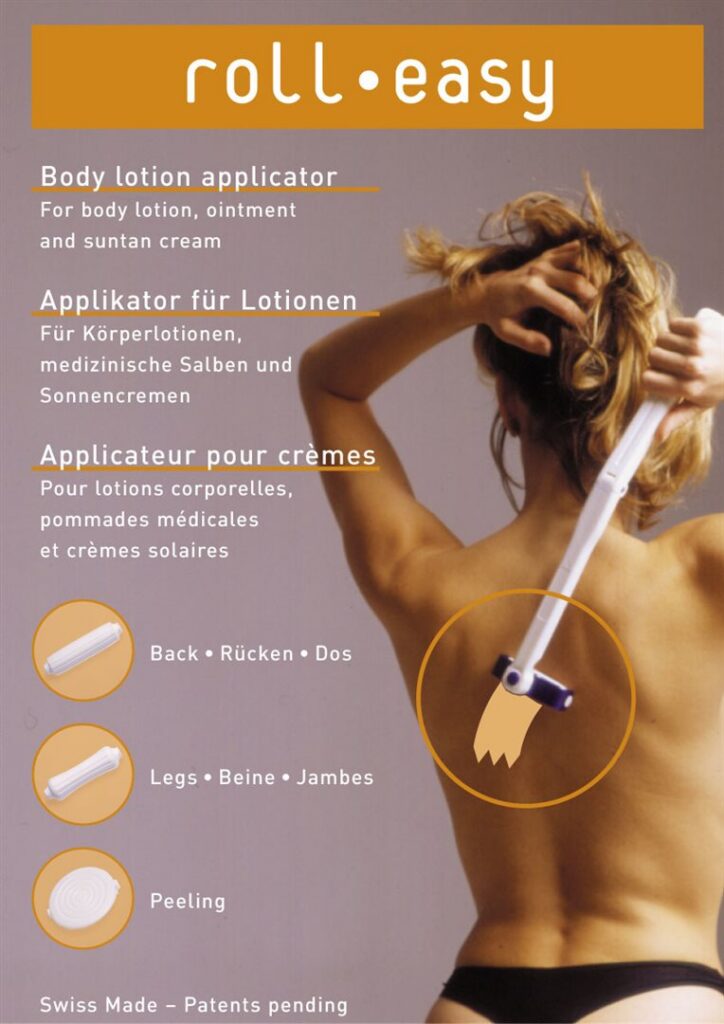ROLL EASY applicateur pour crèmes a 4 accessoires