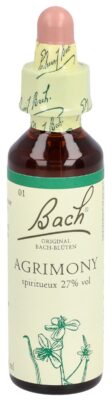 BACH fleurs de Bach original agrimony no01 20 ml